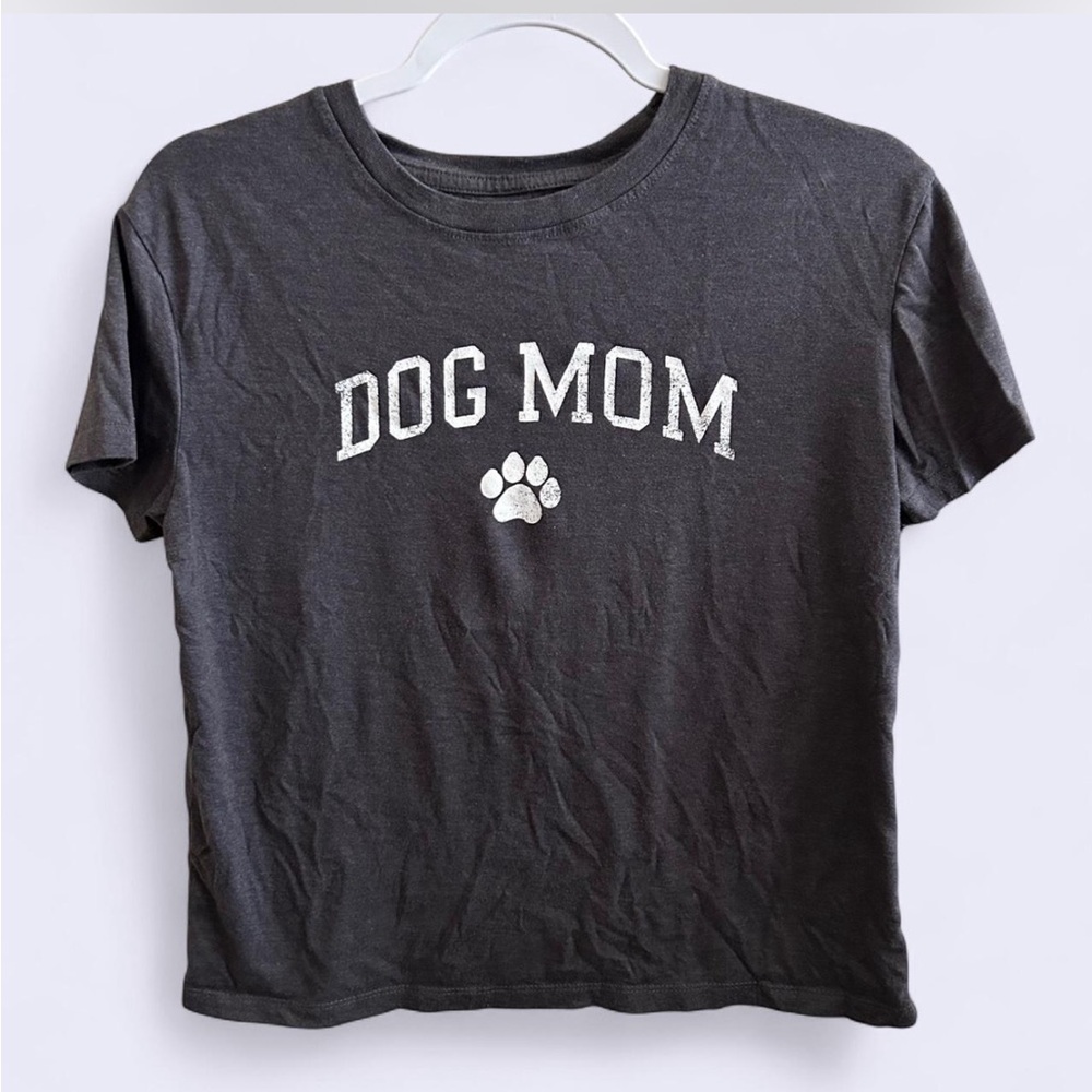 Modern Lux Dog Mom Charcoal Tee